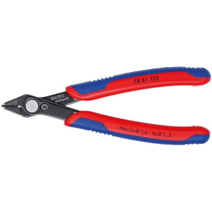 Electronic Super Knips Бокорезы прецизионные, чернёные, 125 мм, 2-комп ручки, SB