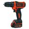 Аккумуляторная дрель-шуруповерт Black&Decker BDCDD12K