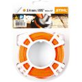 Леска для триммера Stihl 2.4мм круглая бесшумная 14.6м (9302419) Леска для триммера Stihl 2.4мм круглая бесшумная 14.6м (9302419)