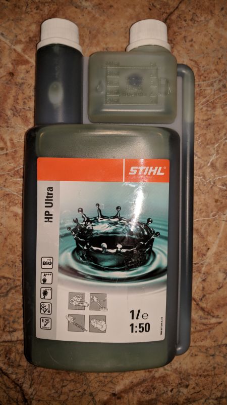 Масло Stihl HP Ulltra 2-х тактное с дозатором 1л
