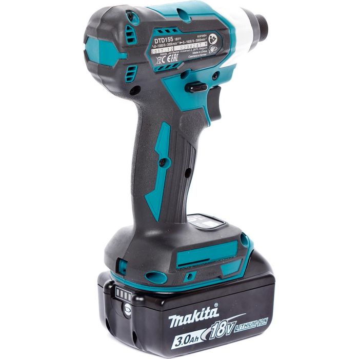 Аккумуляторная дрель-шуруповерт Makita DTD155RFE ударная