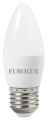 Лампа светодиодная EUROLUX LL-E-C37-6W-230-2,7K-E27 Лампа светодиодная EUROLUX LL-E-C37-6W-230-2,7K-E27