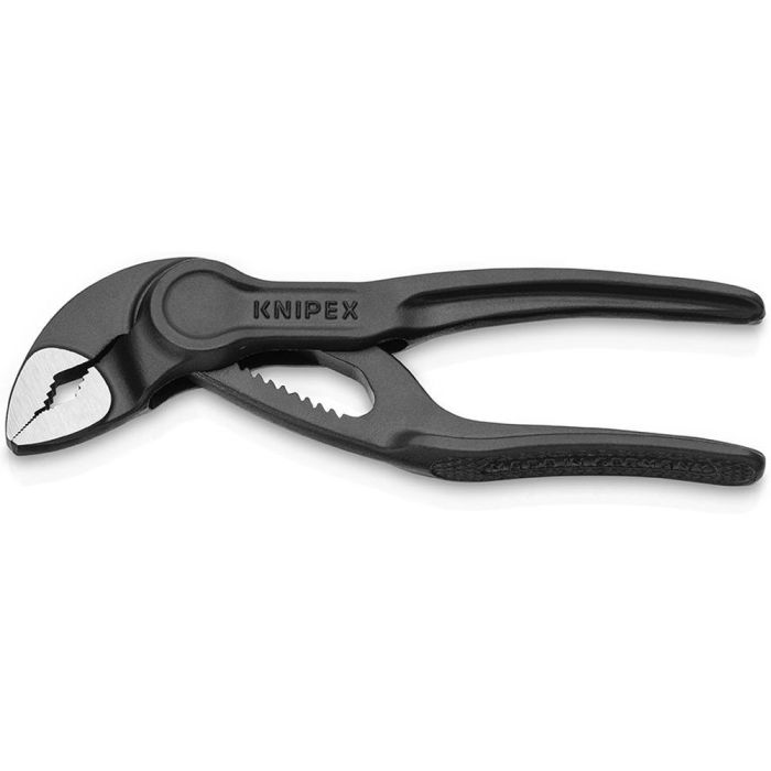 COBRA XS Клещи переставные, зев 28 мм, длина 100 мм, фосфатированные, BK