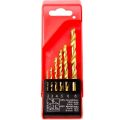 Набор сверл по металлу REDVERG HSS-TIN 2-8 мм 6шт (501061) Набор сверл по металлу REDVERG HSS-TIN 2-8 мм 6шт (501061)