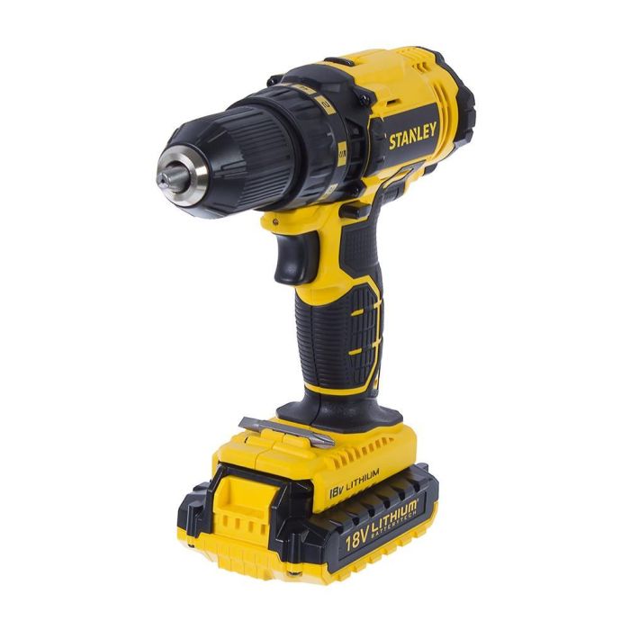 Набор аккумуляторных инструментов STANLEY SCD20S2KSAG (Шуруповерт SCD20S2K + МШУ STSC1840)