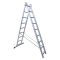 Лестница алюминиевая STAIRS двухсекционная 2x9 ступеней (AL209)