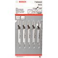 Набор пилок для лобзика по дереву Bosch T101AO 83мм 5шт (031) Набор пилок для лобзика по дереву Bosch T101AO 83мм 5шт (031)