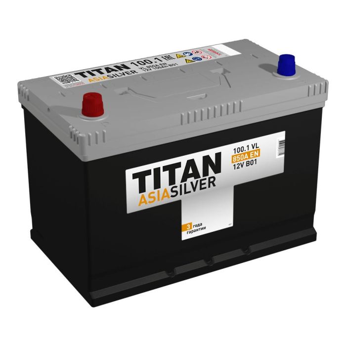 Аккумулятор TITAN ASIASILVER 6СТ-100.1 VL B01