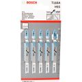 Набор пилок для лобзика по металлу Bosch T118A 92мм 5шт (013) Набор пилок для лобзика по металлу Bosch T118A 92мм 5шт (013)