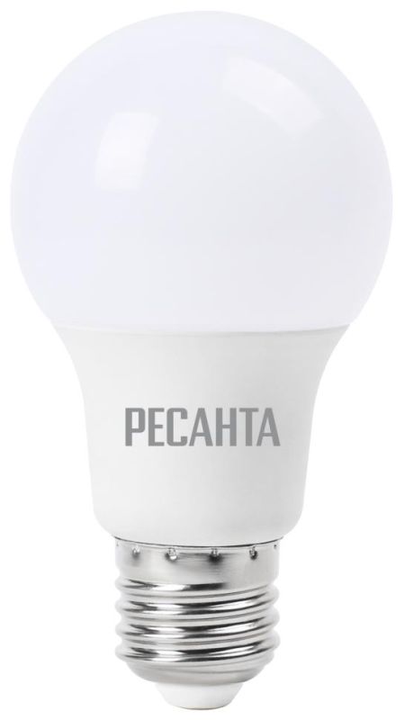 Лампа светодиодная РЕСАНТА LL-R-A60-7W-230-4K-E27