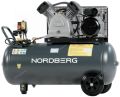 Компрессор поршневой с ременной передачей 220В, ресив. 100л, 420л/мин NORDBERG NCP100/420A Компрессор поршневой с ременной передачей 220В, ресив. 100л, 420л/мин NORDBERG NCP100/420A