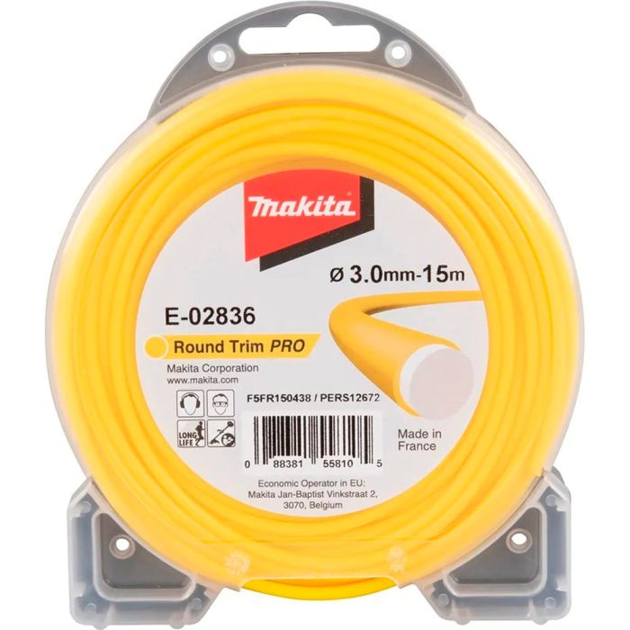 Леска для триммера Makita 3мм круглая 15м (E-02836)