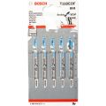 Набор пилок для лобзика по металлу Bosch T118EOF 83мм 5шт (237) Набор пилок для лобзика по металлу Bosch T118EOF 83мм 5шт (237)