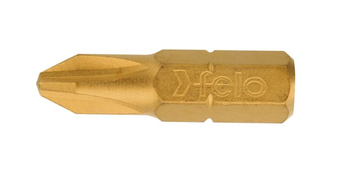 Felo Бита крестовая серия TiN PH 1X25, 100 шт 02201077