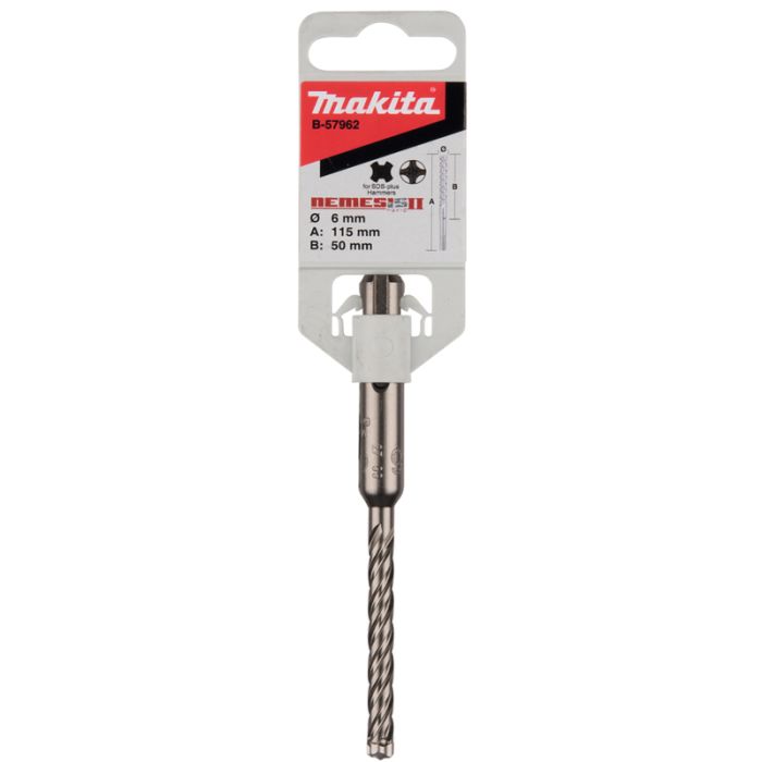 Бур SDS-plus Makita Nemesis II 6x115мм (B-57962)