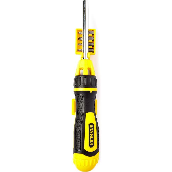Набор отвертка с битами STANLEY Multibit 11 предметов 0-68-011