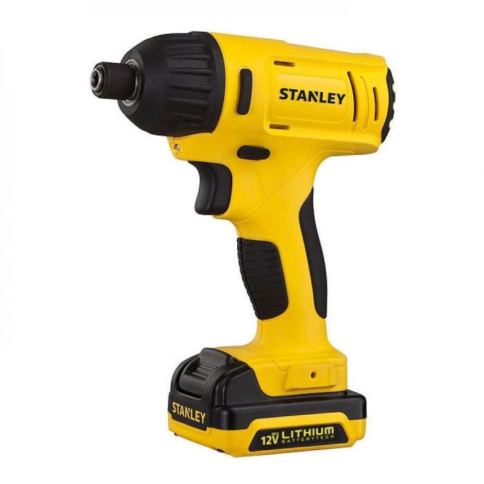Аккумуляторная дрель-шуруповерт STANLEY SCI121S2K ударная