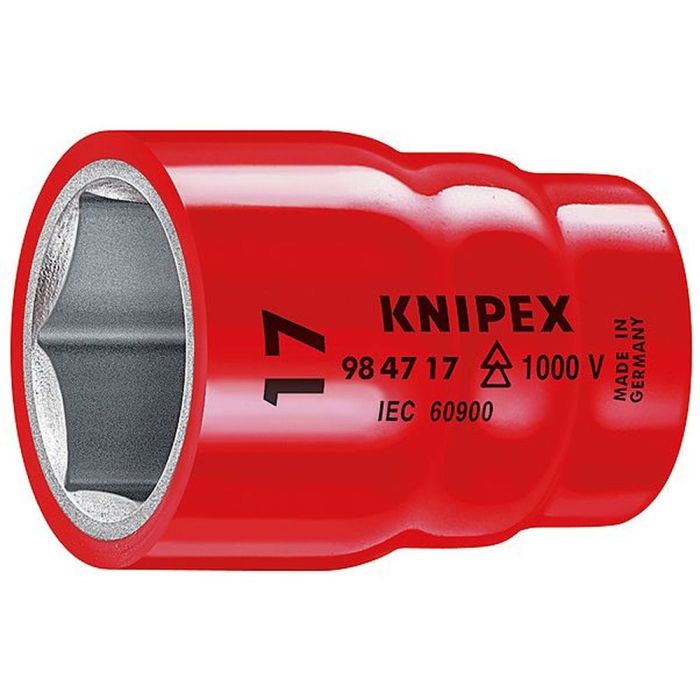 Головка торцевая VDE 1/2" 6-гранная, 19 мм, диэлектрическая