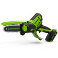 Аккумуляторная цепная пила-мини Greenworks G24MCS10 (без акк, без з/у) Аккумуляторная цепная пила-мини Greenworks G24MCS10 (без акк, без з/у)