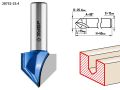 ЗУБР 25.4 x 25 мм, угол 90° мм, фреза пазовая галтельная V-образная, Профессионал (28752-25.4) ЗУБР 25.4 x 25 мм, угол 90° мм, фреза пазовая галтельная V-образная, Профессионал (28752-25.4)
