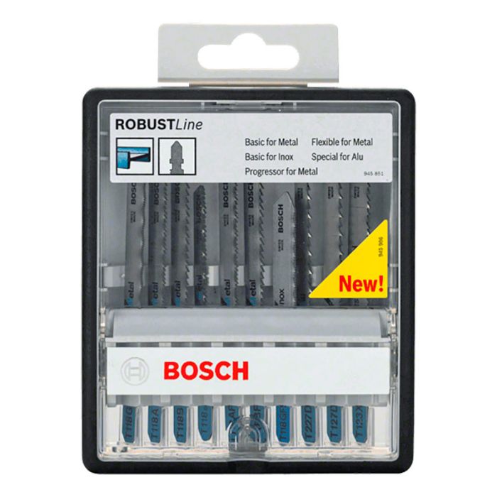 Набор пилок для лобзика по металлу Bosch 10шт (541)