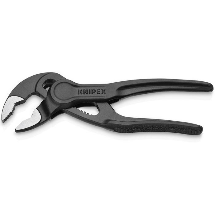 COBRA XS Клещи переставные, зев 28 мм, длина 100 мм, фосфатированные, BK