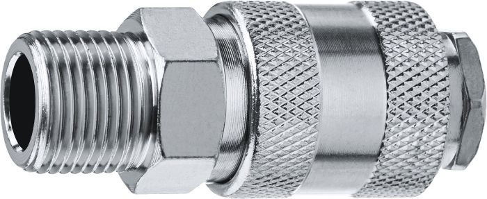 ЗУБР 3/8_M - рапид муфта, переходник, Профессионал (64911-3/8)
