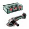 Машина шлифовальная угловая аккумуляторная Metabo W 18 LT BL 11-125 (без акк, без з/у)