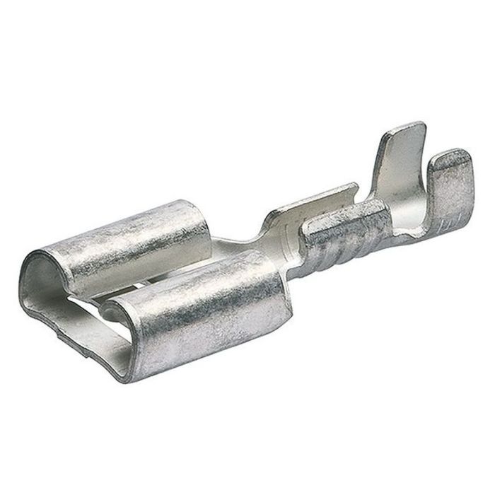 Гильзы флажковые, неизолированные, 6.3 x 0.8 мм, 1
