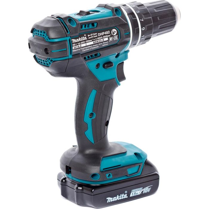 Аккумуляторная дрель-шуруповерт Makita DHP482SYE ударная