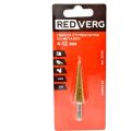 Сверло по металлу REDVERG HSS TIN 4-12мм ступенчатое (501121) Сверло по металлу REDVERG HSS TIN 4-12мм ступенчатое (501121)